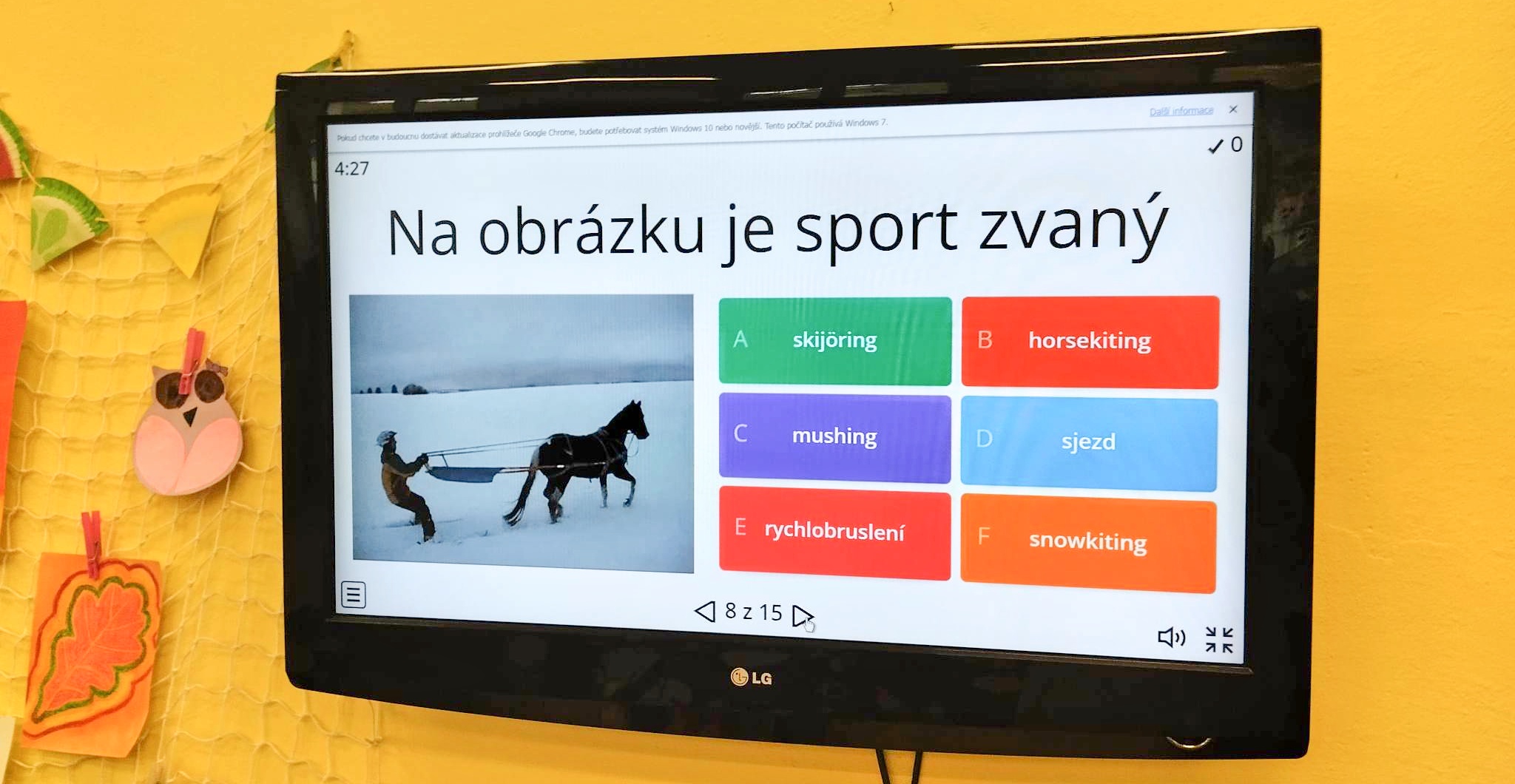 Znalec zimních sportů v ŠD B 2023